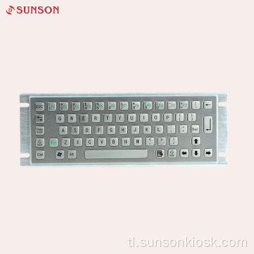 Metal Keyboard at Touch Pad